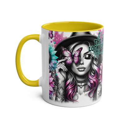 Forget The Past - Two-Tone Afirmation Mug